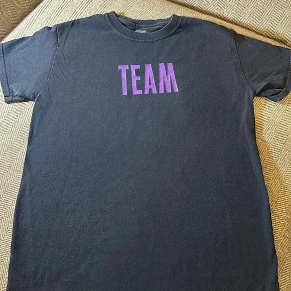 justin Bieber stadium tour concert short sleeve black t/shirt size small unisex - Picture 2 of 4